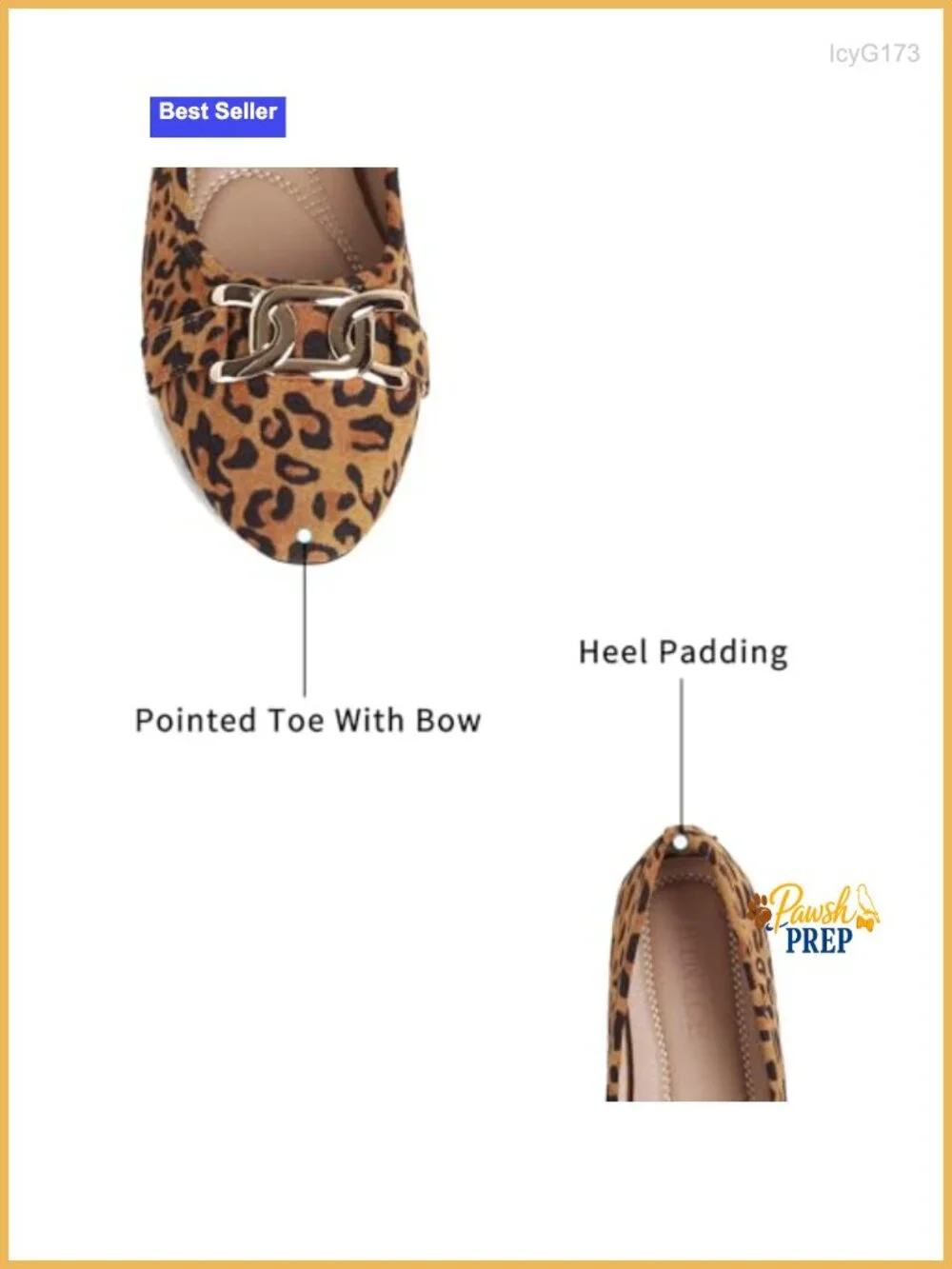 Faux Suede Leopard Print Ballet Flats - Comfortable Slip On Round Toe Dressy